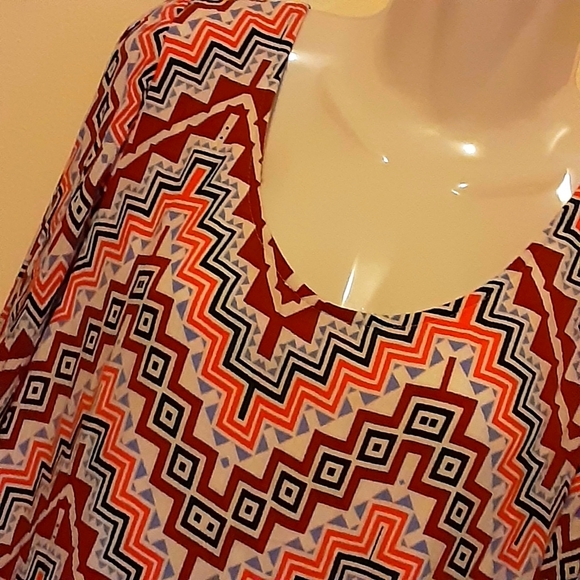 Charlotte Russe Dress Boho Split Sleeve Size Large - Picture 8 of 10